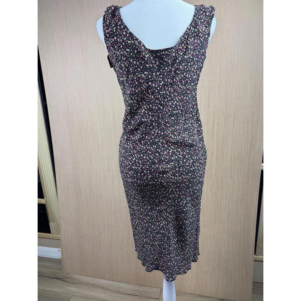 Rampage Y2K Dress Juniors 7 Floral Beaded Butterfly Sundress Midi Summer - Picture 6 of 11